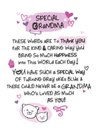 WPL Greeting Card Inspired Words Greetings Card - Special Grandma