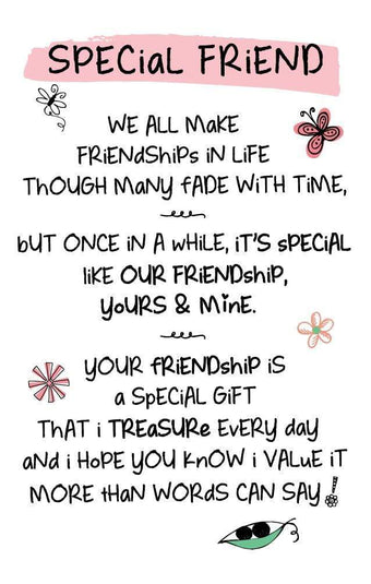 Inspired Words Keepsakes - Special Friend – Curios Gifts