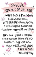 WPL Keepsake Inspired Words Keepsakes - Special Granddaughter