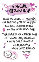 WPL Keepsake Inspired Words Keepsakes - Special Grandma
