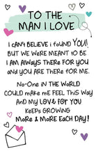 WPL Keepsake Inspired Words Keepsakes - To The Man I Love