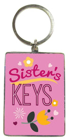 WPL Keyring Heartwarmers & Slogans Keyring - Sister's Keys
