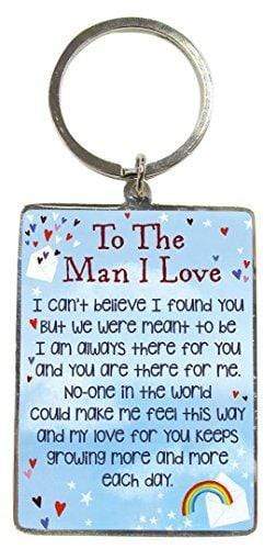 WPL Keyring Heartwarmers & Slogans Keyring - To The Man I Love