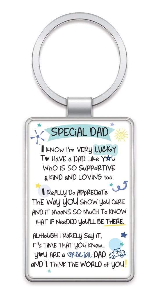WPL Keyring Inspired Words Keyring - Special Dad - Gift Ideas