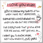 WPL Magnet Inspired Words Magnet - I Love You Mum