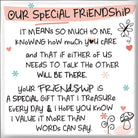 WPL Magnet Inspired Words Magnet - Our Special Friendship