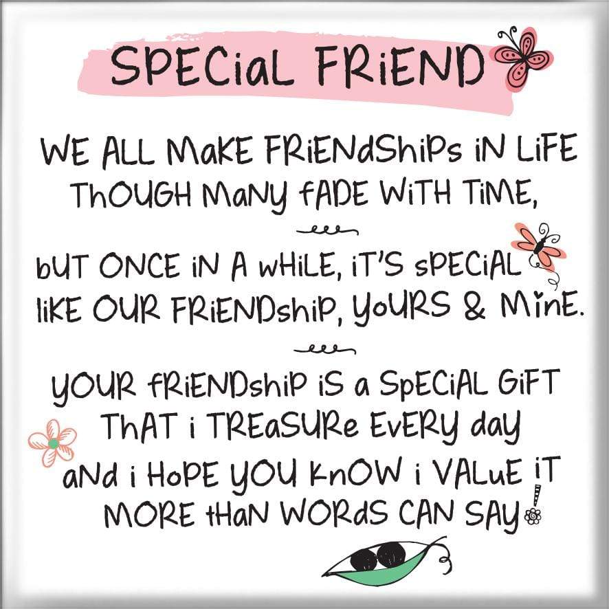 WPL Magnet Inspired Words Magnet - Special Friend