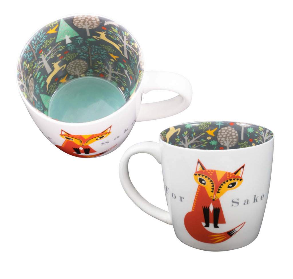 WPL Mug Inside Out Mug With Gift Box - For Fox Sake