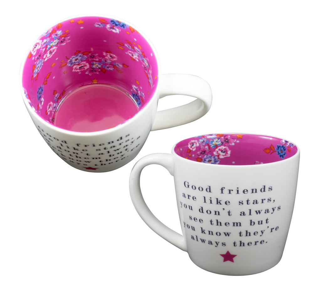 WPL Mug Inside Out Mug With Gift Box - Friends Like Stars