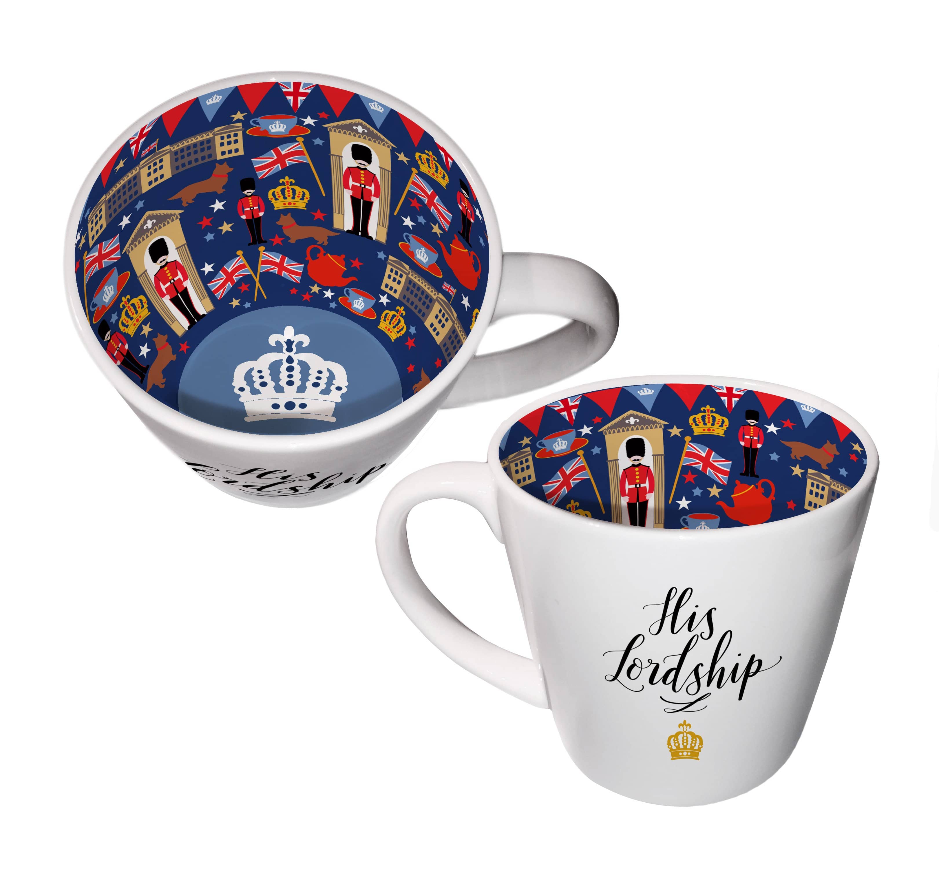 WPL Mug Inside Out Mug With Gift Box - His Lordship