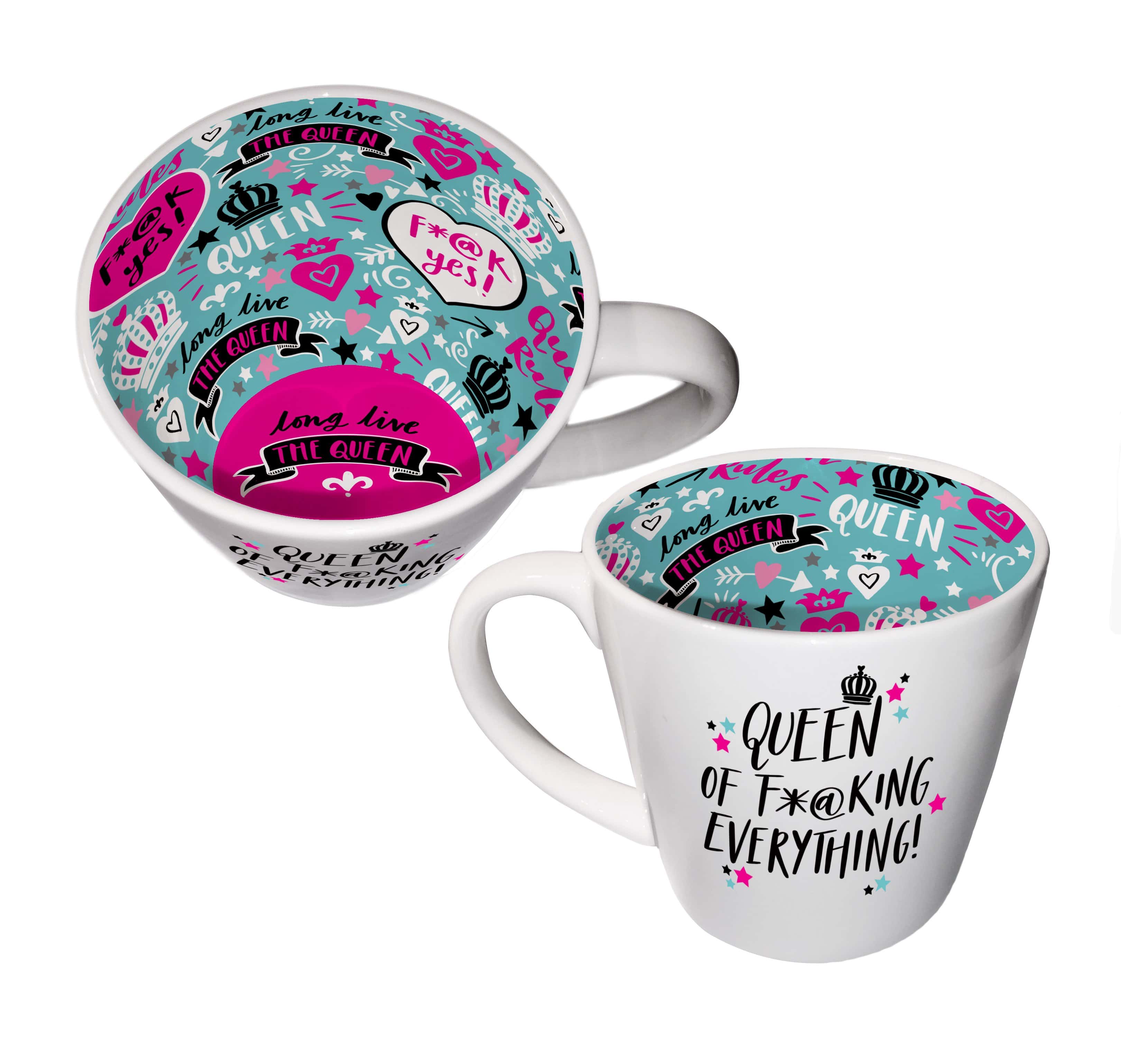 WPL Mug Inside Out Mug With Gift Box - Queen of Everything