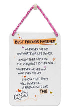 WPL Plaque Inspired Words Plaque - Best Friends Forever Gift Ideas