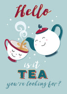 WPL Tea Towel Home & Dry  100% Cotton Tea Towel - Hello Is It Tea You're Looking For?