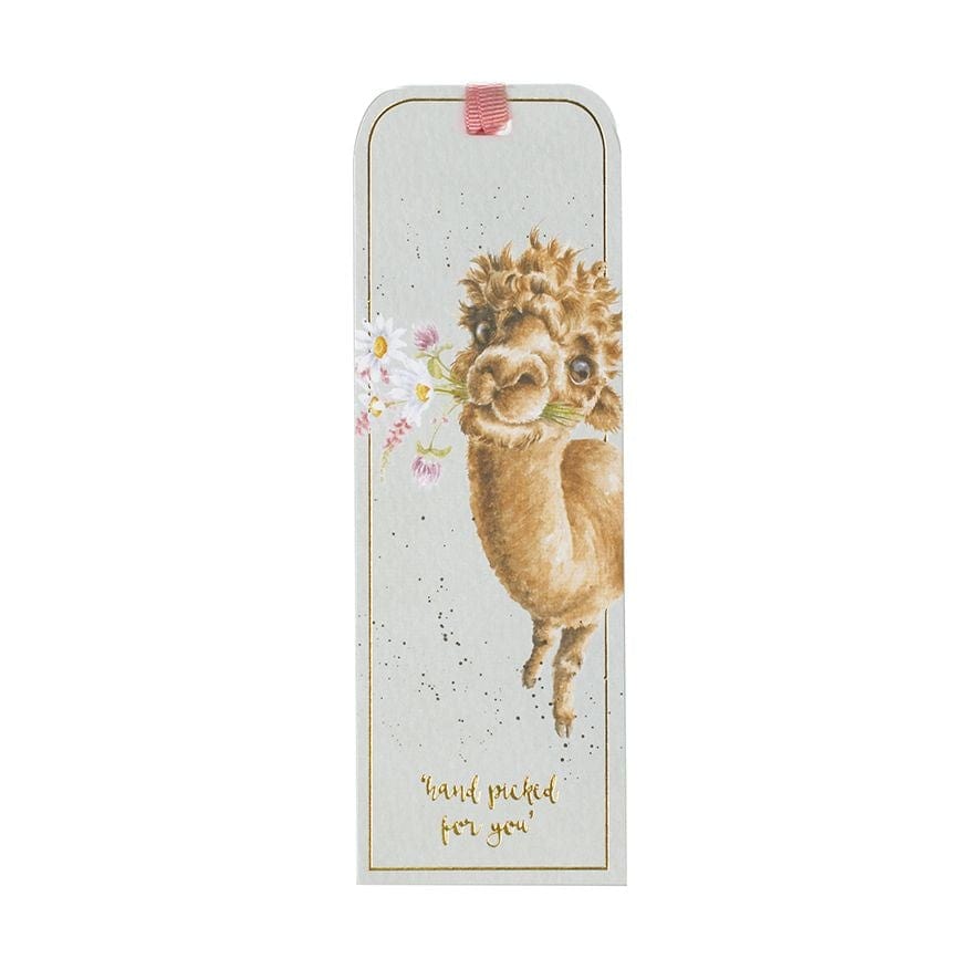 Wrendale Designs Bookmark Wrendale Bookmark - Alpaca 'Hand Picked for You'