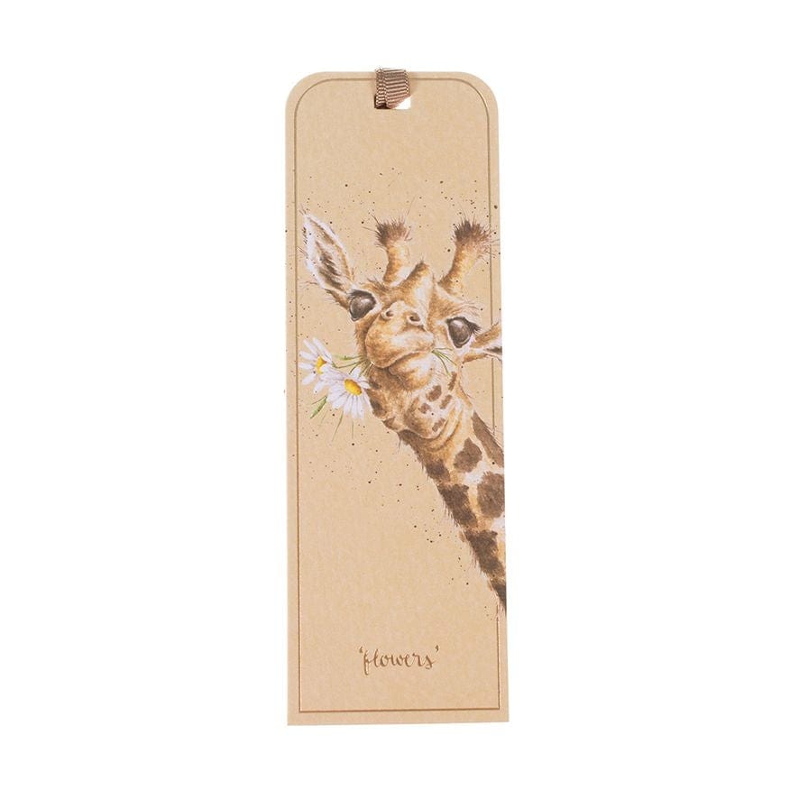 Wrendale Designs Bookmark Wrendale Bookmark - Giraffe 'Flowers'