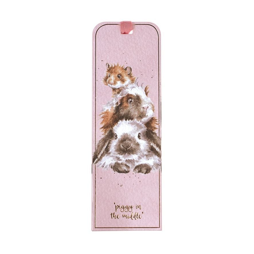 Wrendale Designs Bookmark Wrendale Bookmark - 'Piggy in the Middle'