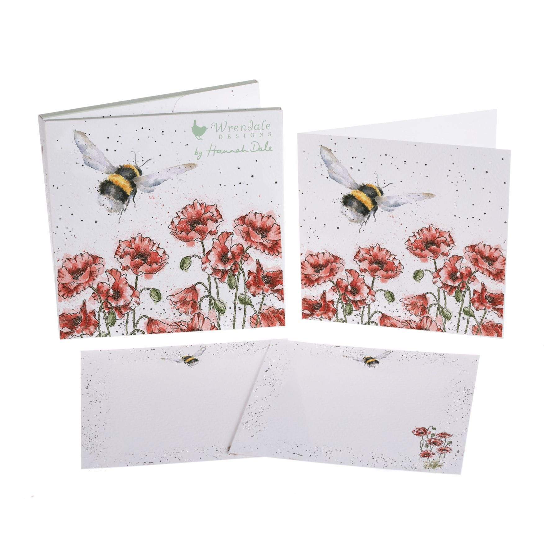 Wrendale Designs Greeting Card Wrendale Note & Correspondance Card Pack - Flight of the Bumblebee