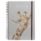 Wrendale Designs Notebook Wrendale Designs A4 Notebook - Giraffe ' Flowers'