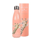 Wrendale Designs Water Bottles Wrendale Water Bottle - Giraffe 'Flowers - Orange