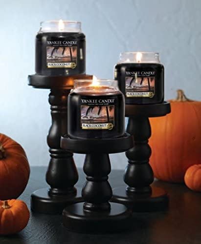 Yankee Candle Candle Stand Yankee Candle Halloween Black Wood Candle Stand - Large