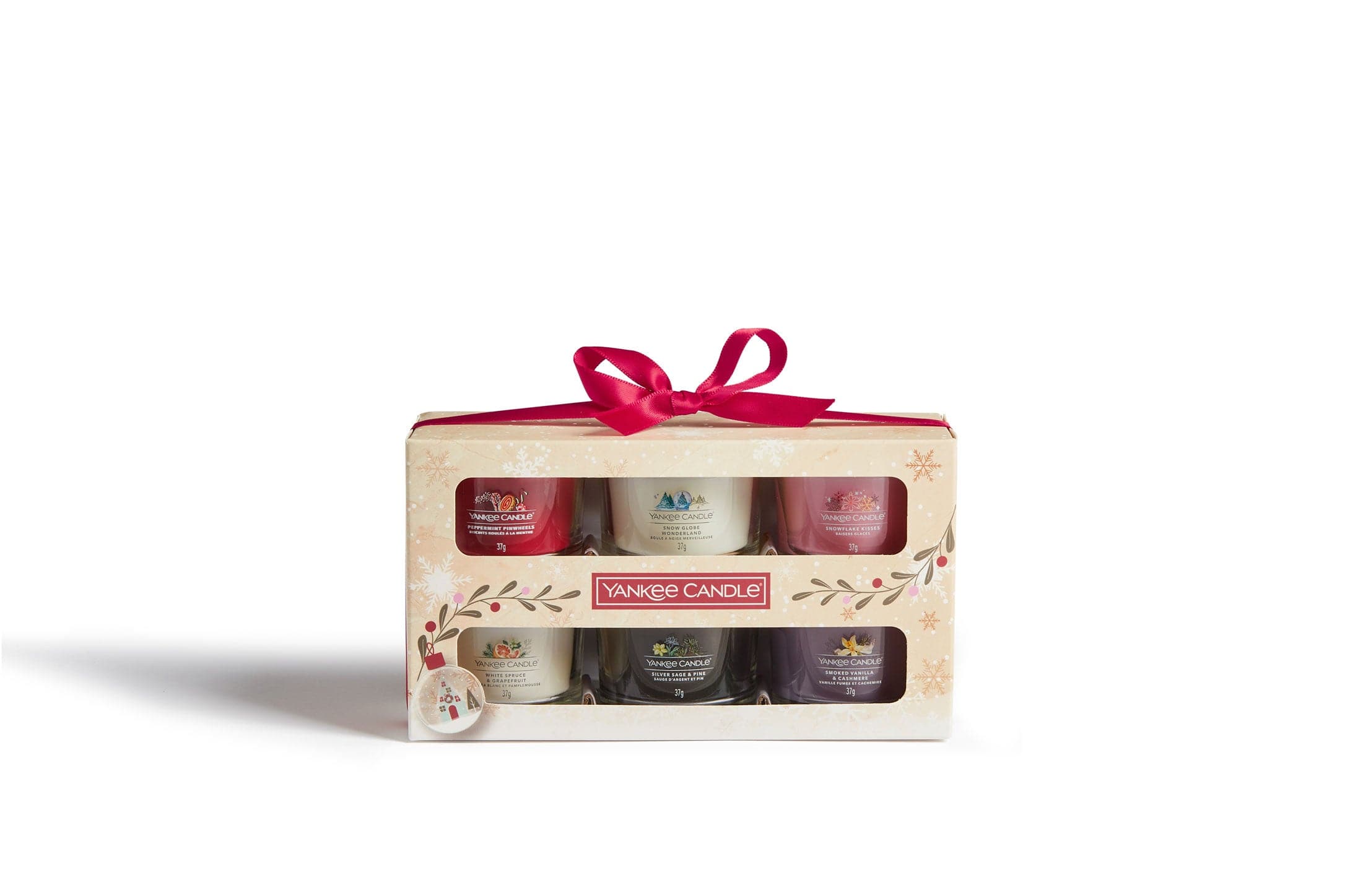 Yankee Candle Snow Globe Wonderland 6 Votives Candle - Set di 6 mini candele