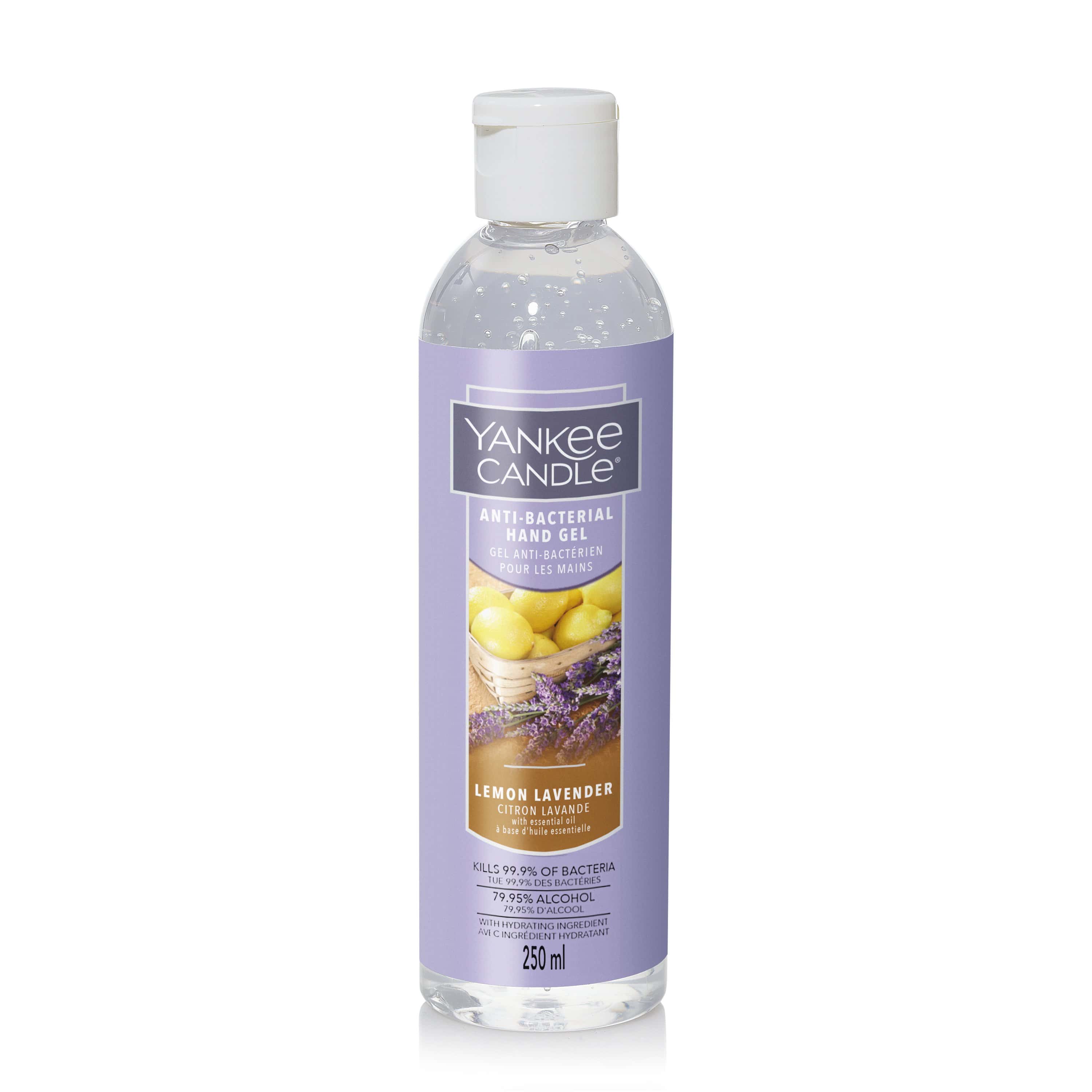 Yankee Candle Hand Sanitiser 250 ml Yankee Candle Anti-Bacterial Hand Gel Sanitiser - Lemon Lavender