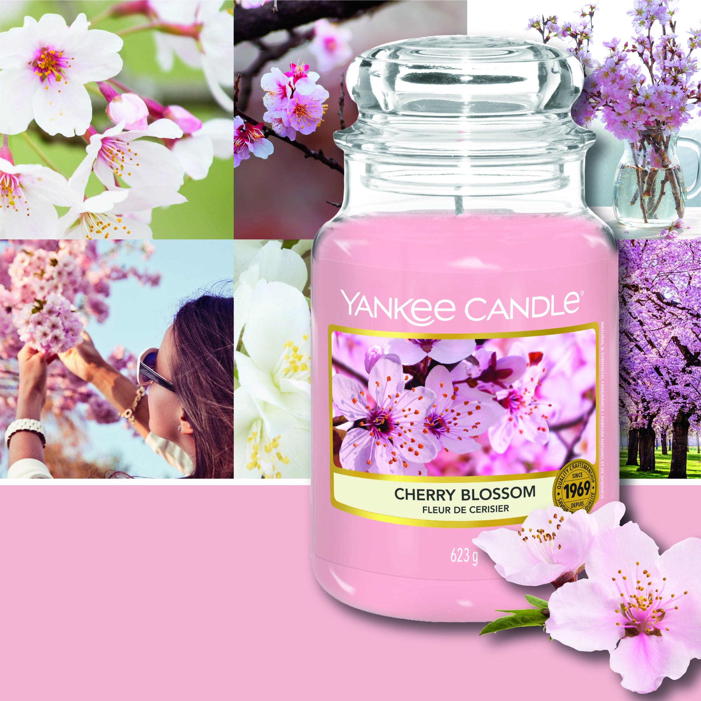 Yankee Candle Large Jar Candle Yankee Candle Large Jar - Cherry Blossom