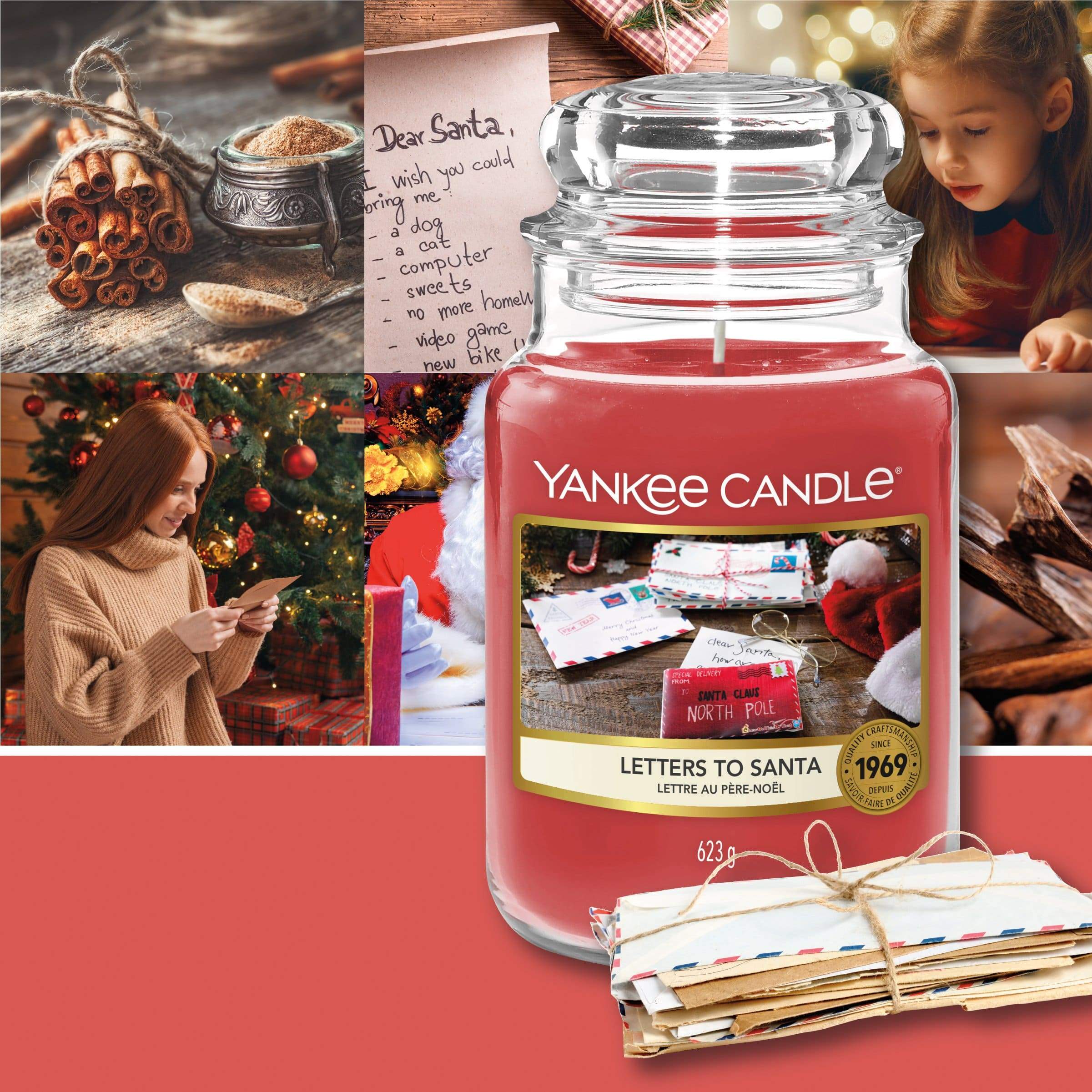 Yankee Candle Large Jar - Letters to Santa – Curios Gifts