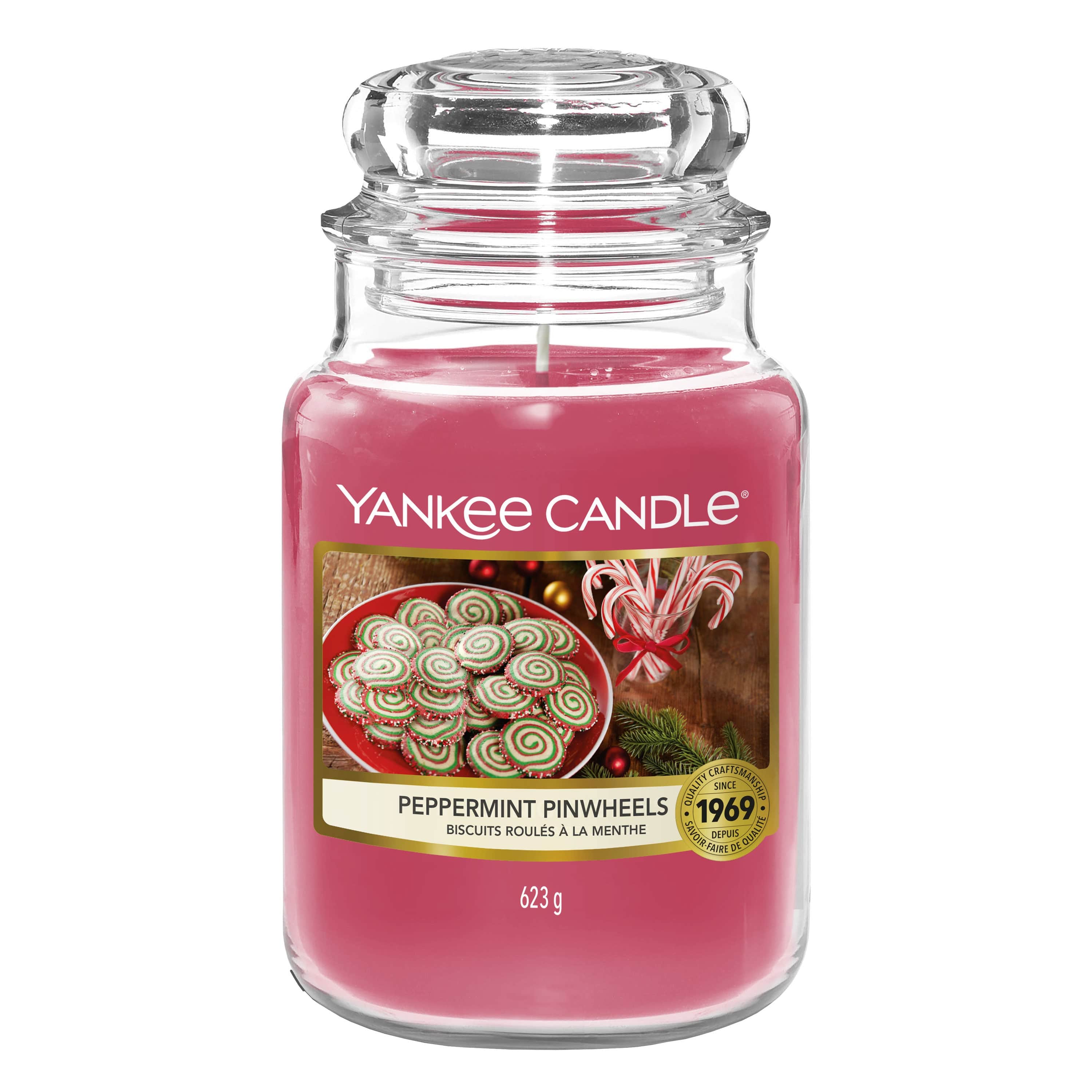  YANKEE CANDLE Snowflake Cookie Large Jar Candle, Pink
