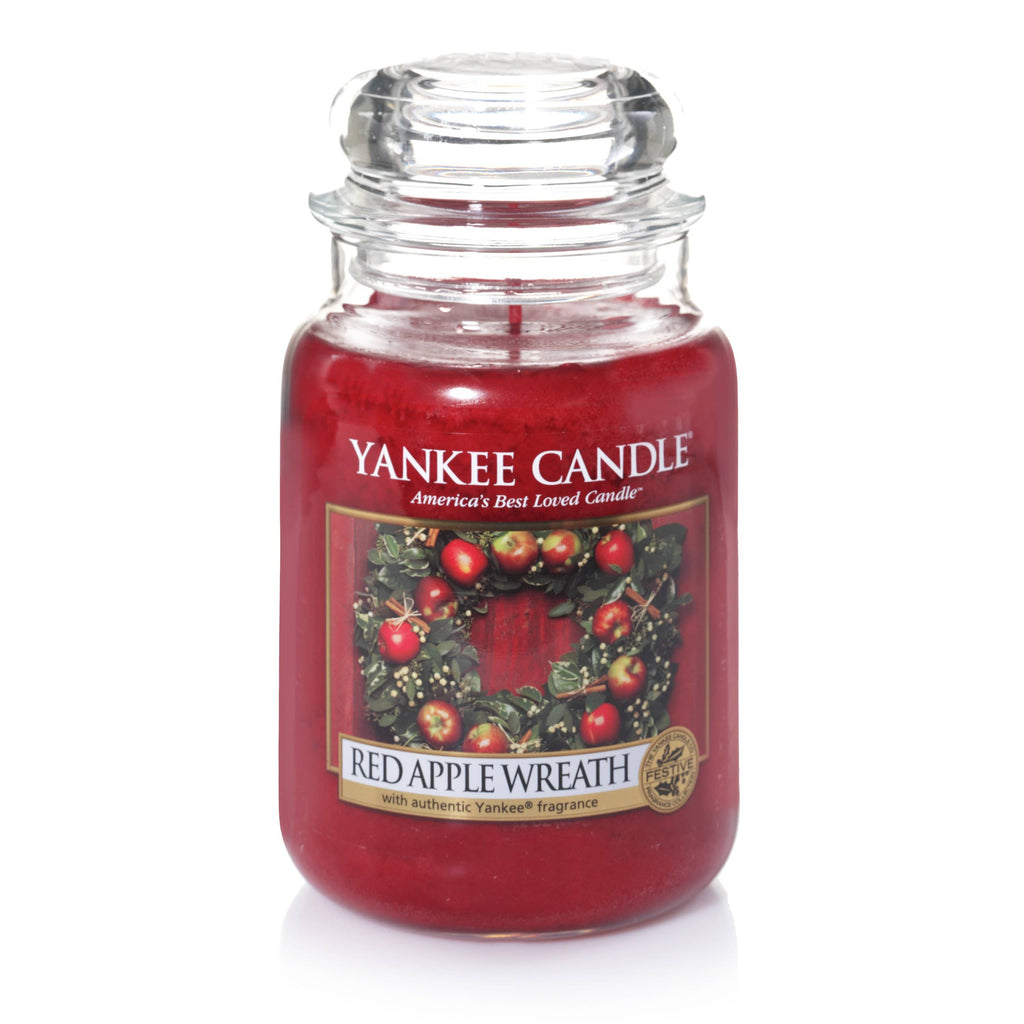 Yankee Candle Large Jar Candle Yankee Candle Large Jar - Red Apple Wreath