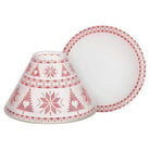 Yankee Candle Large Shade & Tray Yankee Candle Red Nordic Frosted Glass - Large Shade & Tray