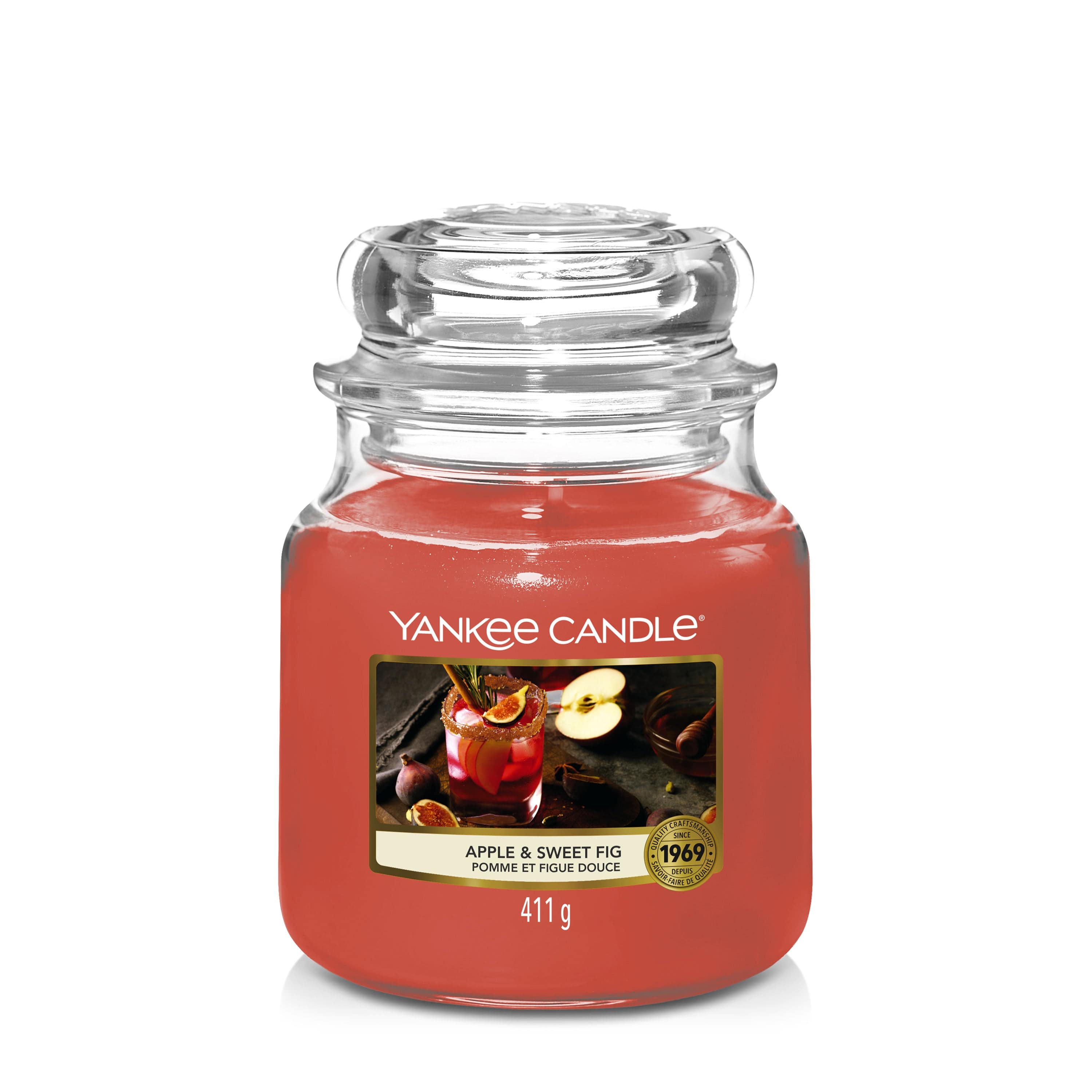 Yankee Candle Medium Jar Candle Yankee Candle Medium Jar - Apple & Sweet Fig