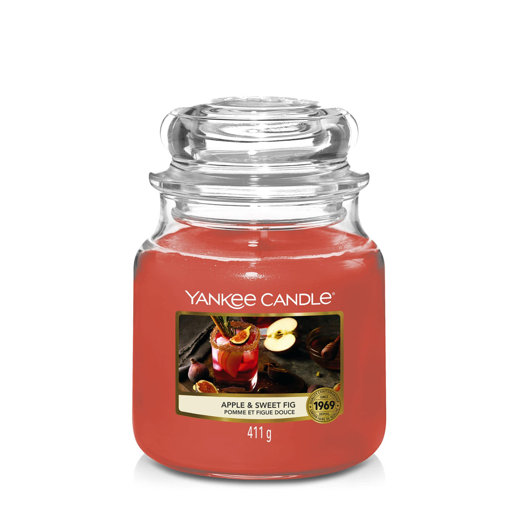 Yankee Candle Medium Jar Candle Yankee Candle Medium Jar - Apple & Sweet Fig
