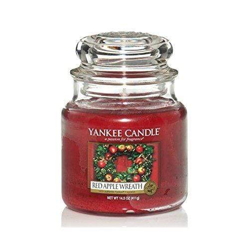 Yankee Candle Medium Jar Candle Yankee Candle Medium Jar - Red Apple Wreath