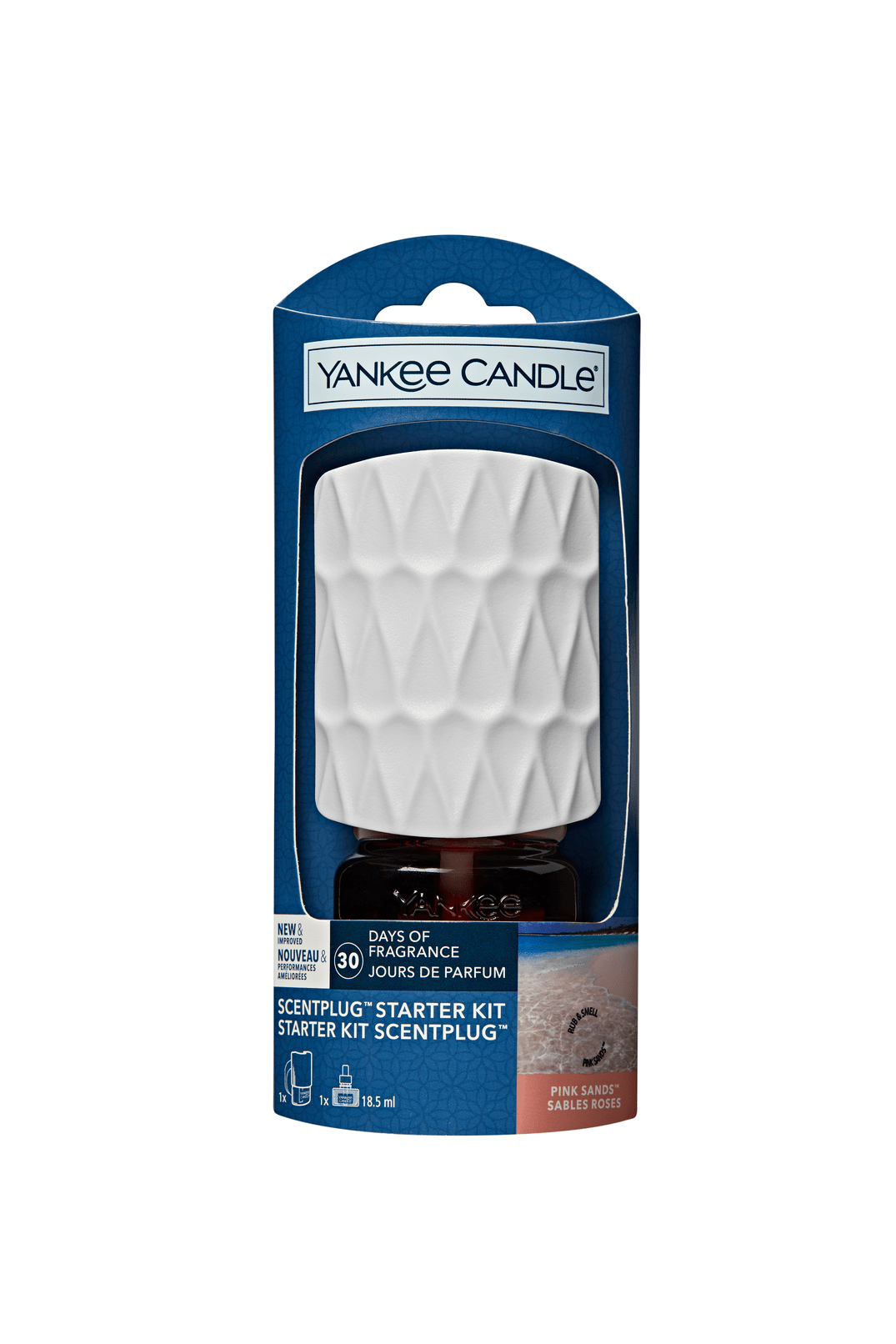 Yankee Candle Plug In Starter Kit Yankee Candle Scentplug Starter Kit - Pink Sands - White