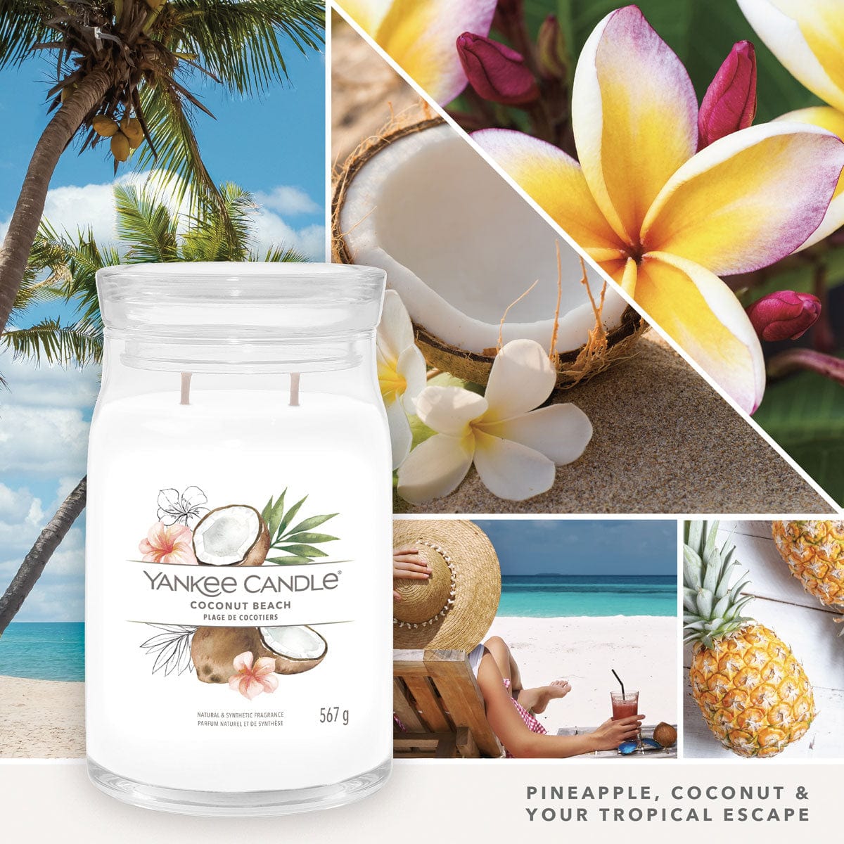 Yankee Candle Signature Large Candle Yankee Candle Signature Large Jar - Coconut Beach