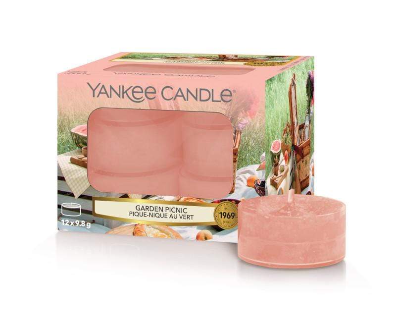 Yankee Candle Tea Lights Yankee Candle Pack of 12 Tea Light Candles - Garden Picnic