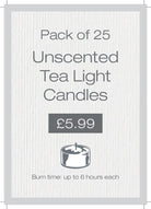 Yankee Candle Tea Lights Yankee Candle Unscented Tealights