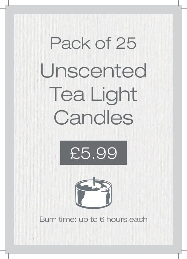 Yankee Candle Tea Lights Yankee Candle Unscented Tealights