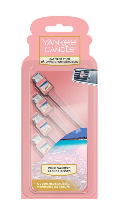 Yankee Candle Vent Sticks Yankee Candle Car Air Freshener Vent Sticks - Pink Sands