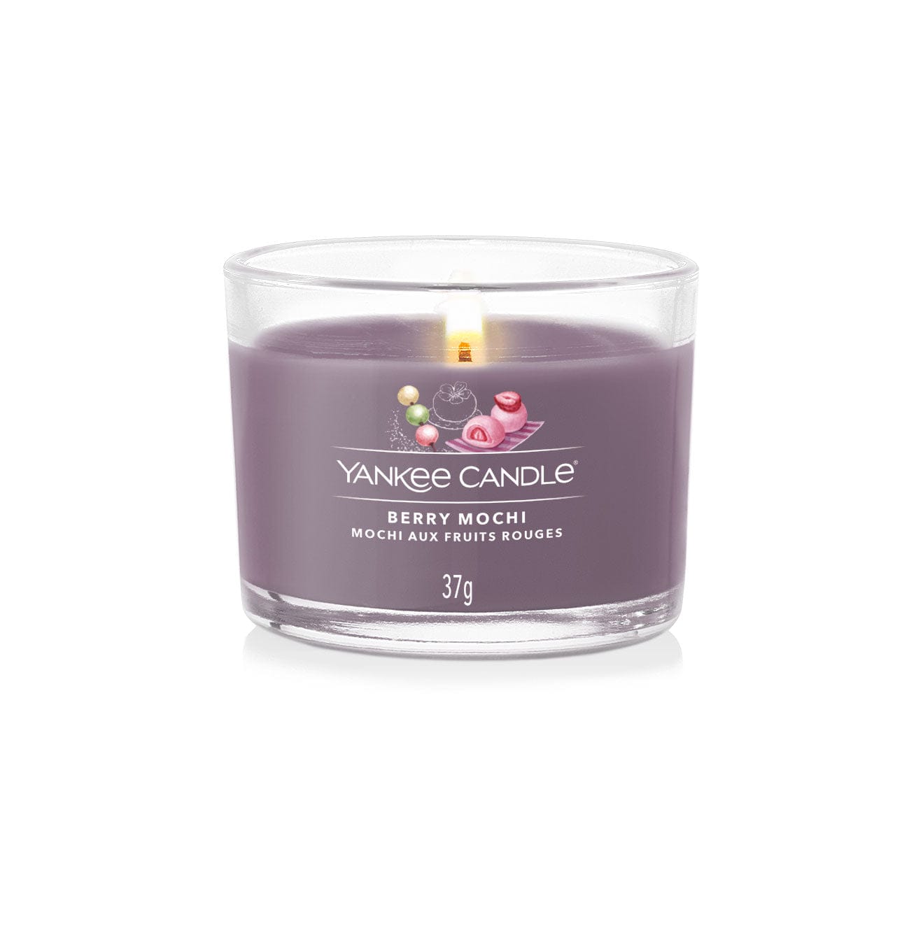 Yankee Candle Votive Candle Yankee Candle Filled Glass Votive - Berry Mochi