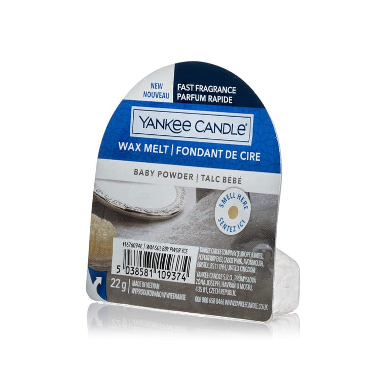 Yankee Candle Wax Tart Melt - Baby Powder – Curios Gifts