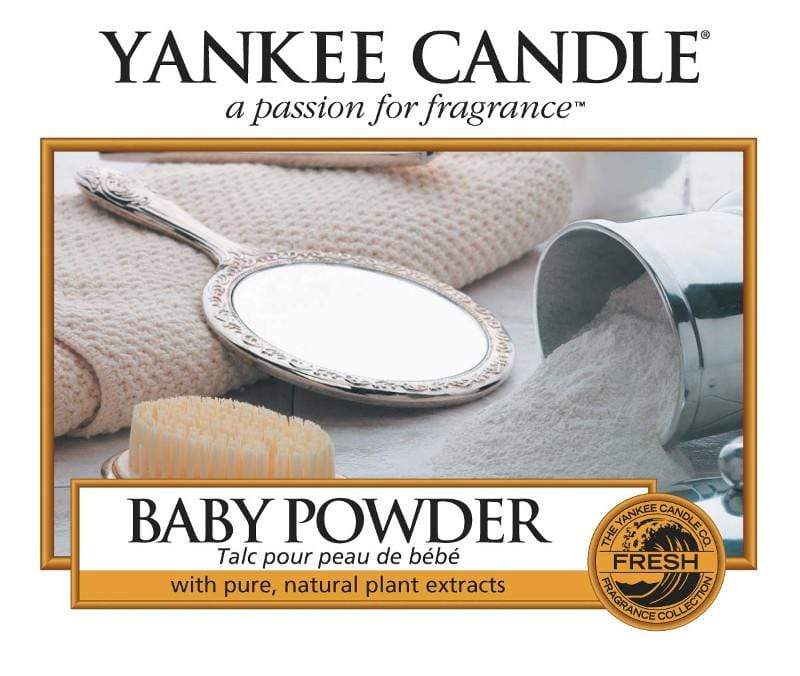 Yankee Candle Baby Powder Large Jar Candle - Candles Direct