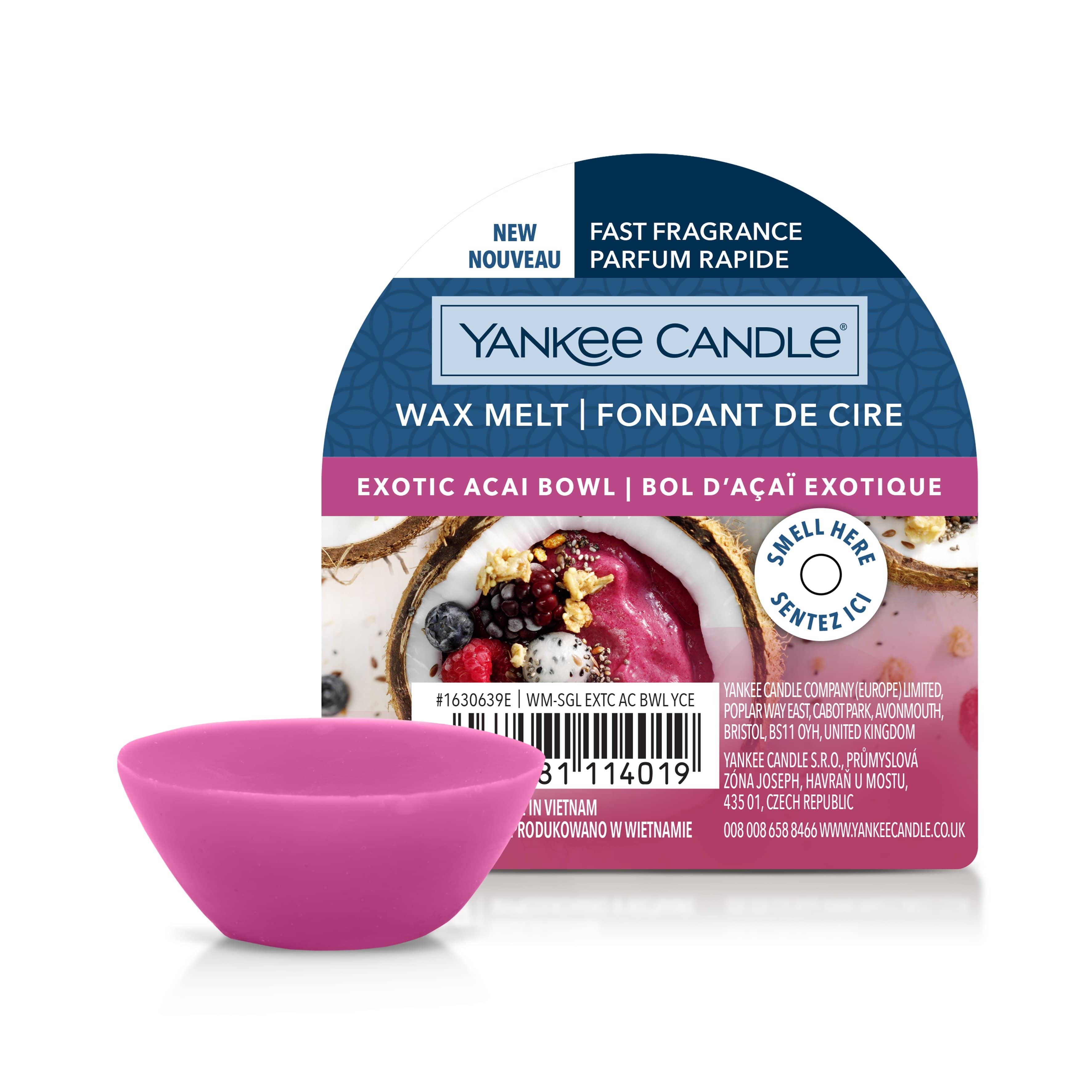 Yankee Candle Wax Melt Yankee Candle Wax Tart Melt - Exotic Acai Bowl
