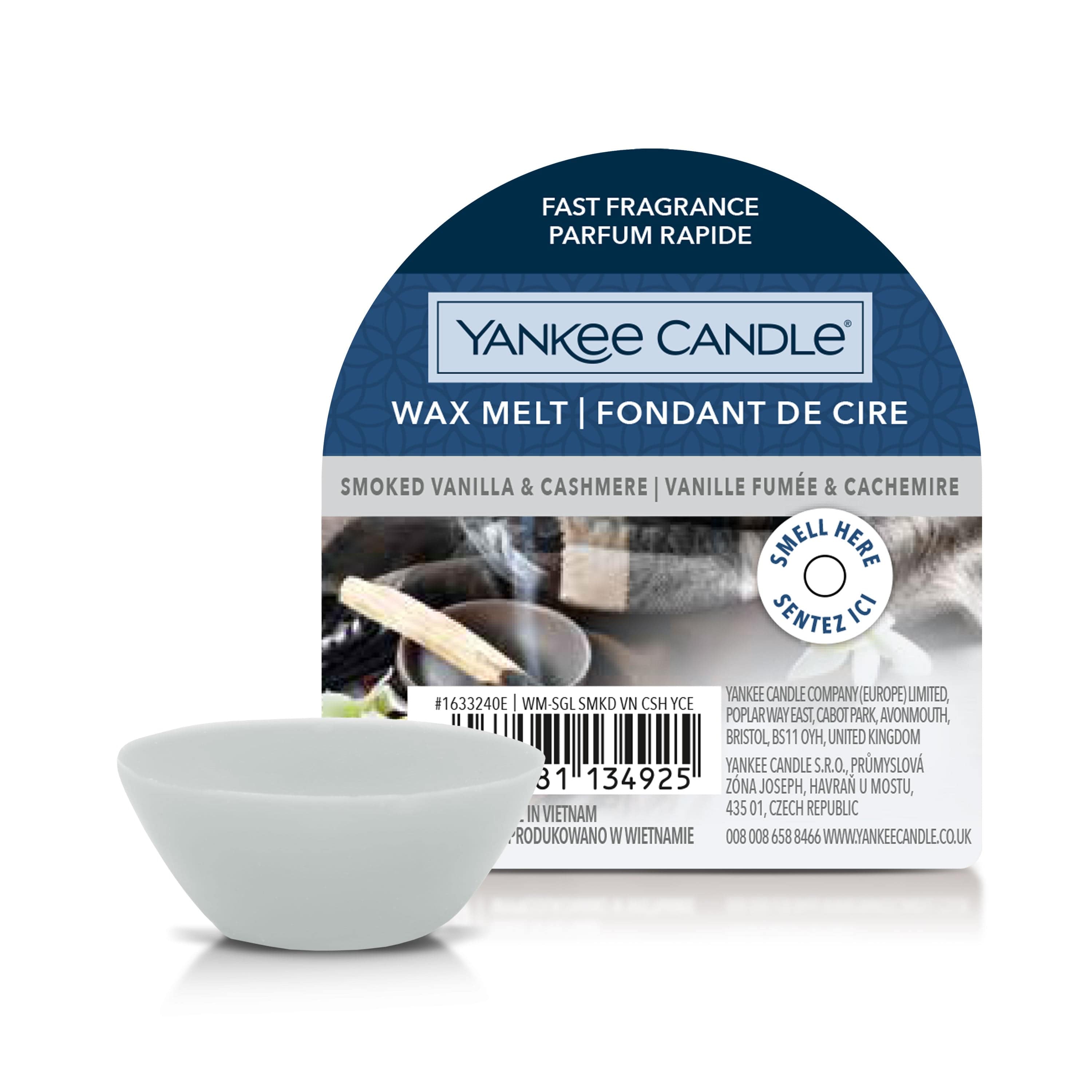 Yankee Candle Wax Melt Yankee Candle Wax Tart Melt - Smoked Vanilla & Cashmere