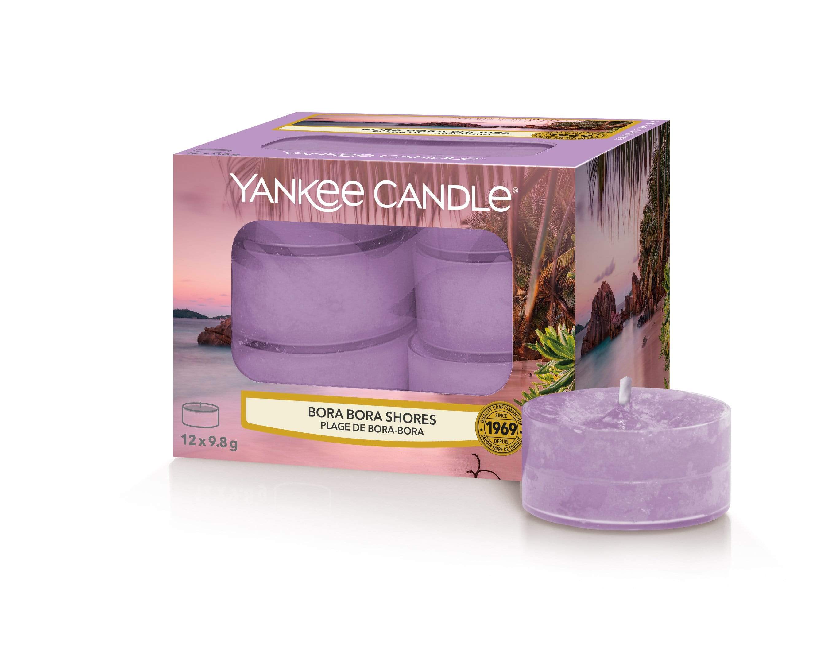Yankee Candle Yankee Candle Yankee Candle Pack of 12 Tea Light Candles - Bora Bora Shores
