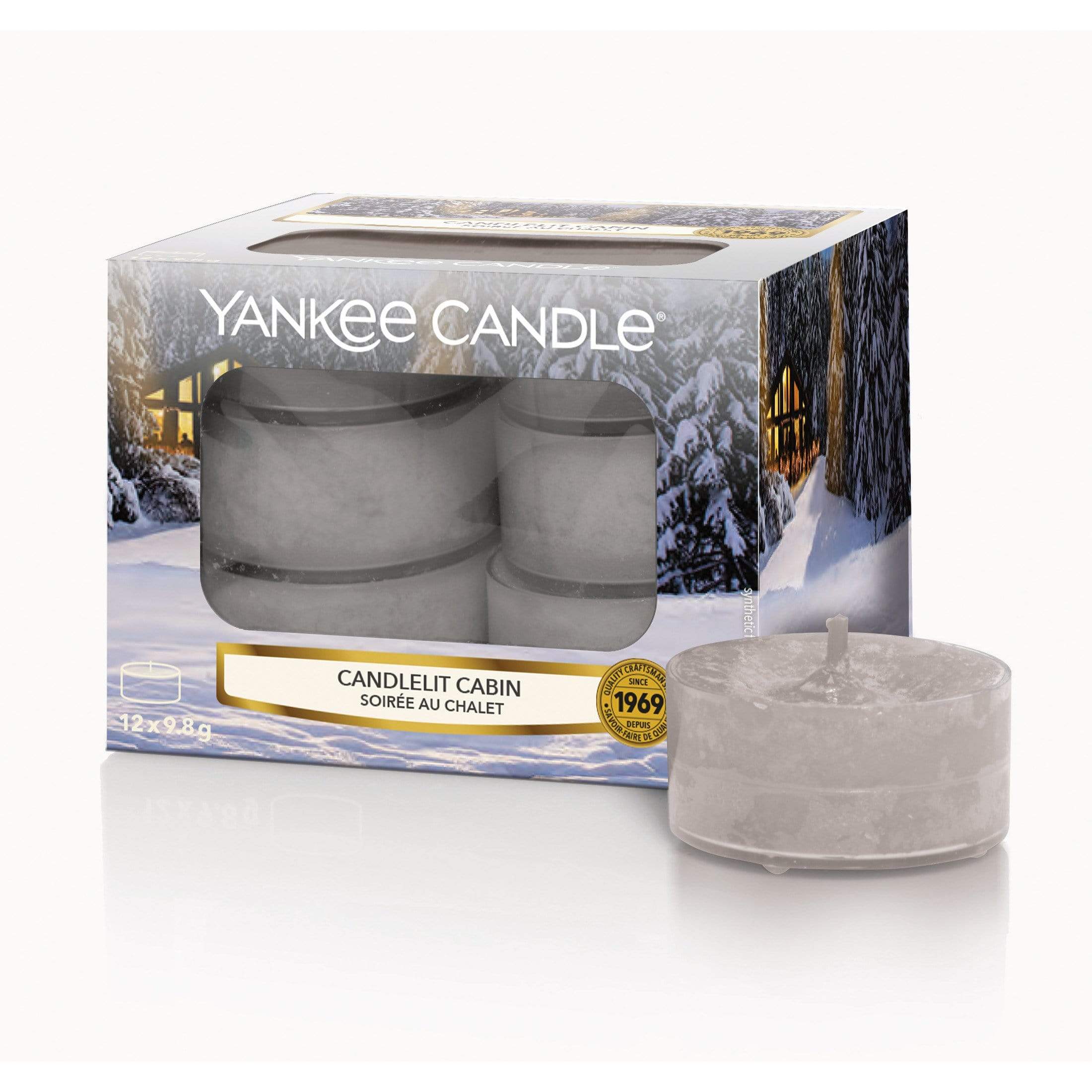 Yankee Candle Yankee Candle Yankee Candle Pack of 12 Tea Light Candles - Candlelit Cabin