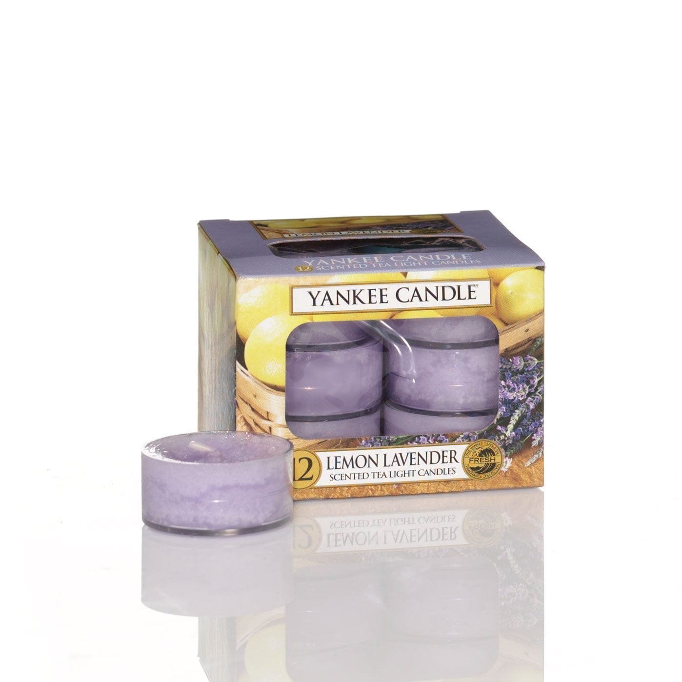 Yankee Candle Yankee Candle Yankee Candle Pack of 12 Tea Light Candles - Lemon Lavender